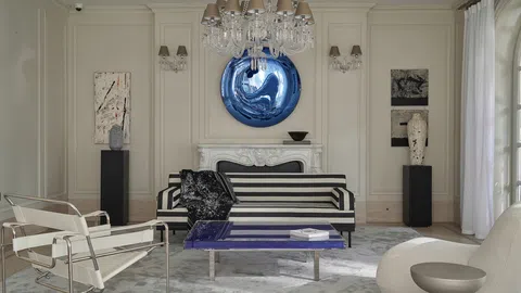 Ngẩn ngơ với căn biệt thự 800m2 sống động như không gian trưng bày nghệ thuật
