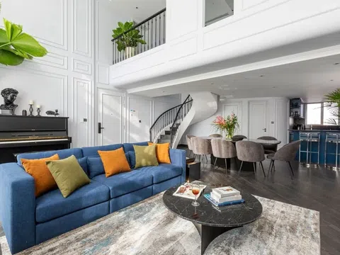 Sức hút tân cổ điển pha lẫn hiện đại trong căn hộ duplex độc đáo