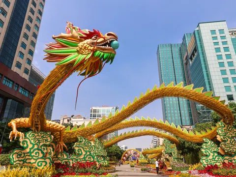30 Tết Giáp Thìn 2024: Đường hoa xuân rực rỡ khắp cả nước